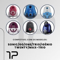 Conjunto 3 Sacos Descartáveis para Aspirador Eletrolux - Compatível com Sonic, One, Trio, Max-Trio Go, Ingênio e Twenty - imagem 4