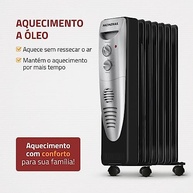 Aquecedor a Óleo Mondial 1500W 110V - Conforto e Economia com Segurança - imagem 4