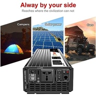 Inversor de Energia Solar Xijia 3000W Onda Senoidal Pura 24V DC para 220V AC - Potência Confiável para Sua Casa e Aventuras - imagem 5