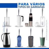 Escova de Silicone 360° para Lavar Garrafas, Mamadeiras e Copos - Cerdas Flexíveis e Cabo Ergonômico - imagem 3