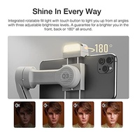 Zhiyun Smooth Q3: Gimbal 3 Eixos para Celular com Tripé, LED e Controle por Gestos | Vlog Perfeito - imagem 3
