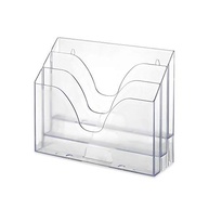 Organizador Triplo Office Cristal Selado - Solução Moderna para Ambientes de Trabalho - imagem 2