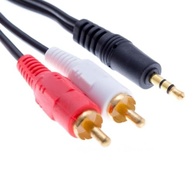 Cabo Adaptador P2 Macho para 2x RCA Macho - Som Estéreo de Alta Qualidade (10m) - imagem 2