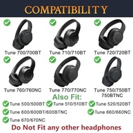 Faixa de Cabeça Premium SOULWIT para JBL Tune 500/510/520/600/660/670/700/710/720/750/760/770 - Preto Conforto e Durabilidade - imagem 3