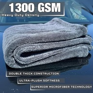 Toalha de Secagem de Carro West Bros GG 1300 GSM: Secagem Profissional Super Absorvente - imagem 4