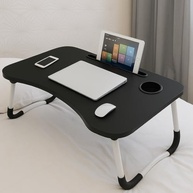 Mesa Dobrável Portátil Premium para Notebook e Laptop com Suporte Tablet e Porta-Copos - imagem 2