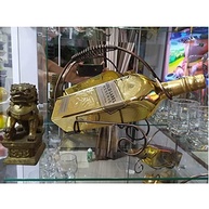 Suporte de Mesa em Cobre para Garrafas de Vinho e Whisky - Design Moderno e Elegante - imagem 3