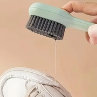 Escova de Sapato Multifuncional com Suporte para Líquido - Limpeza Profunda e Prática - imagem 1