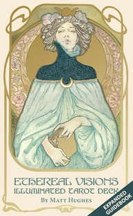 Ethereal Visions Tarot: Baralho Iluminado com Arte Nouveau e Ouro - imagem 1