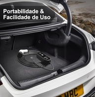 Carregador Portátil EV 3.5KW Tipo 2: Potência e Segurança para seu Carro Elétrico BYD, Nissan, Volvo e Mais! - imagem 5