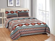 Conjunto de Lençóis Sudoeste Nativo Americano Tribal - 4 Peças California King - imagem 2