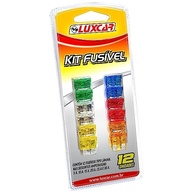 Kit 10 Fusíveis Lâmina Luxcar Universal: Proteção Essencial para Seu Veículo - imagem 2