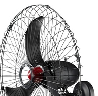 Ventilador Oscilante de Parede 70 cm Preto Bivolt - Potente e Silencioso - imagem 4