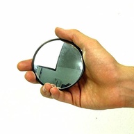 Espelho Retrovisor Convexo Redondo Western LT-03 Preto - Visão Ampliada e Segurança - imagem 4