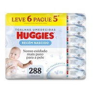 Huggies Pure Care Lenços Umedecidos Recém-Nascido Sem Fragrância 6 x 48 Un - imagem 2