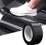 Fita Adesiva Fibra de Carbono Preta 4m x 15cm: Personalize seu Carro com Estilo e Alta Resistência! - imagem 1
