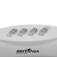 Aquecedor Britânia AB1200 1200W 110V com Oscilação e Segurança - Branco - imagem 4
