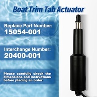 Atuador de Aba de Acabamento para Barco Lenco 15054-001 | 12V, 5.7cm Curso, Plug and Play - imagem 3