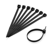 Kit 100 Abraçadeiras Nylon 2,5x100mm Preta: Organização Profissional e Duradoura - imagem 1