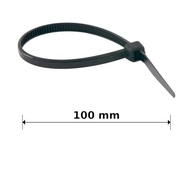 Kit 100 Abraçadeiras Nylon 2,5x100mm Preta: Organização Profissional e Duradoura - imagem 5