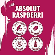 Absolut Raspberri: Vodka Framboesa Premium 750ml - imagem 3