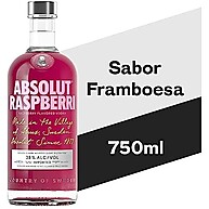 Absolut Raspberri: Vodka Framboesa Premium 750ml - imagem 1