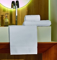 Toalha de Banho Monaco Teka Branco - Conforto e Absorção com Estilo - imagem 2