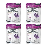 Kit 4 Secar Closet Lavanda 250g - Absorvedor de Umidade e Odores para Guarda-Roupas - imagem 1
