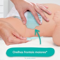 Fralda Pampers Confort Sec Tamanho P - 50 Unidades | Proteção Noturna Ultra Absorvente - imagem 4