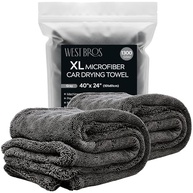 Toalha de Secagem de Carro West Bros GG 1300 GSM: Secagem Profissional Super Absorvente - imagem 2