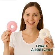 Rosquinhas de Amamentação Absorventes Laváveis em Algodão - Kit com 4 Unidades - imagem 3