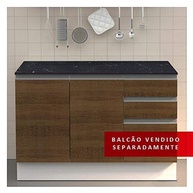 Tampo Madesa 120cm em MDF Preto Nero Marquina - Acabamento Premium para Balcão de Pia - imagem 5