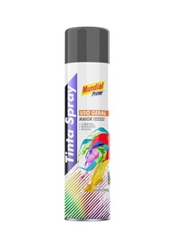 Tinta Spray Uso Geral Mundial Prime 400ml Cinza Primer: Acabamento Profissional e Duradouro - imagem 1
