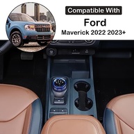 Anel Acabamento Botão Câmbio Ford Maverick 2022-2024 - Alumínio Azul Premium - imagem 3
