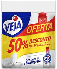 Limpador Tira Limo Veja X14 para Banheiro 2x500ml - Ação Total contra Sujeiras Difíceis - imagem 2
