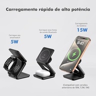 Carregador Indução Portátil 25W Magsafe: Potência e Praticidade para Seu Celular e Acessórios - imagem 3