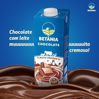 Betânia Achocolatado - Bebida Láctea Sabor Chocolate, 1L - imagem 2