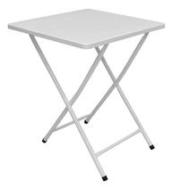 Mesa de Bar Dobrável em Aço com Pés Emborrachados - Ideal para Ambientes Compactos - imagem 2