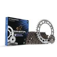 Kit Relação Transmissão VULCAN.BOR Aço 1045 para XTZ 150 Crosser - Durabilidade e Performance - imagem 1