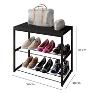 Sapateira Industrial com 2 Prateleiras em Aço Preto - Organize seu Espaço com Estilo - imagem 4