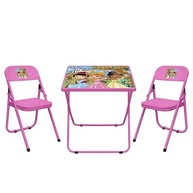 Conjunto Mesa Infantil com 2 Cadeiras Dobráveis - Design Moderno e Resistente da Açomix - imagem 2