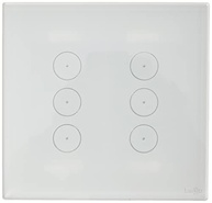 Interruptor Touch 6 Botões Lumenx: Modernidade e Controle com Espelho em Acrílico Branco - imagem 2
