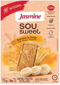Jasmine Sou Sweet Banana e Aveia com Açúcar Mascavo Integral 75g - imagem 4
