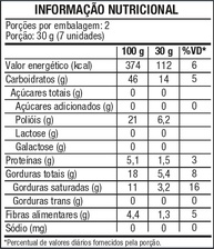 Biscoito Arroz Chocolate Zero Açúcar Naturatta 60G - imagem 2