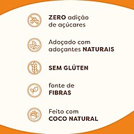 Mini Bombom de Coco FLORMEL Zero Açúcar 60 Gramas - imagem 3