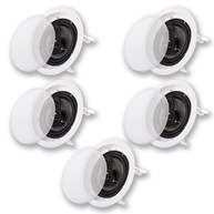 Áudio Acústico CS-IC63: Transforme Seu Home Theater com 5 Alto-Falantes de Teto 6.5" 1500W - imagem 1