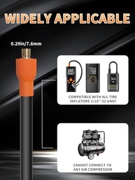Adaptador de Válvula Presta/Schrader com Mandril de Bloqueio Rápido - 50cm - imagem 4