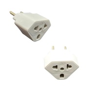 Adaptador Tomada Universal 10A/20A 2 Polos Padrão BR/EUA - Kit 2 Unidades - imagem 2
