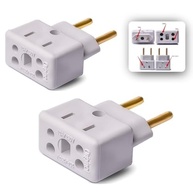 Kit 2 Adaptadores Tomada Benjamin Bob Esponja 10A/20A - Pino Grosso Bivolt Premium - imagem 2