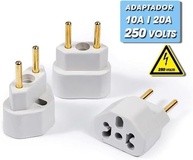 Kit 4 Adaptadores de Tomada Universal Bob Love 10A/20A Bivolt - Conecte Tudo com Segurança! - imagem 3